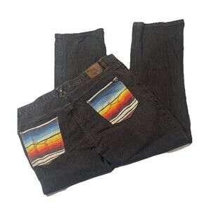 LRG Lifted Research Group Jeans Men’s 42x34 Baggy Design Pockets VTG Y2K Retro